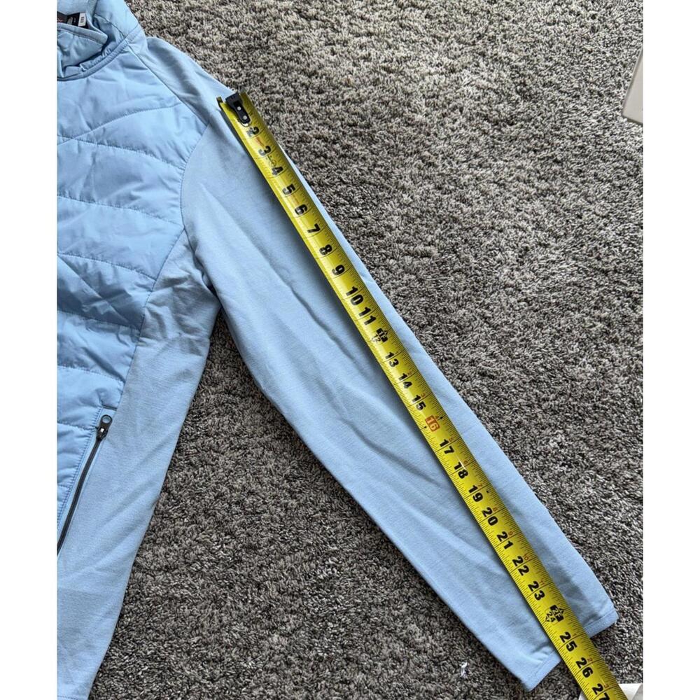 RLX Ralph Lauren Golf Jacket Mens Lg. Blue Wool Blend Quilted Full Zip NWT $248 - Picture 4 of 5